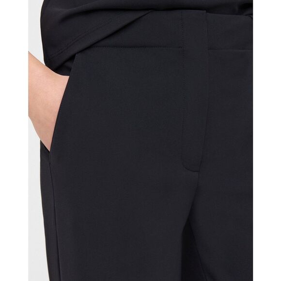 Theory Wide Leg Pant in Precision Ponte black size 4 - Picture 6 of 15